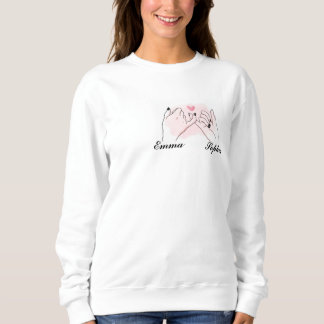 Sweatshirt Besoins personnalisés Sweatshirt, Cadeau Best Frie