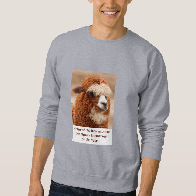 Sweatshirt Best Alpaca Monobrow (Devant)