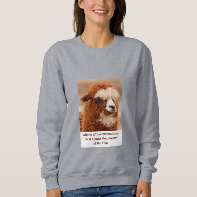 Sweatshirt Best Alpaca Monobrow (Devant)
