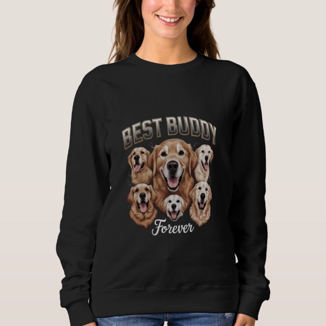 Sweatshirt Best Buddy Forever Amoureux des chiens (Devant)