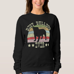 Sweatshirt Best Bulldog Ever Retro Vintage Classic French Bul