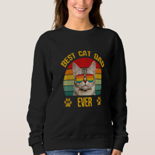 Sweatshirt Best Cat Papa Ever Papa Cat Cat With Sung Father