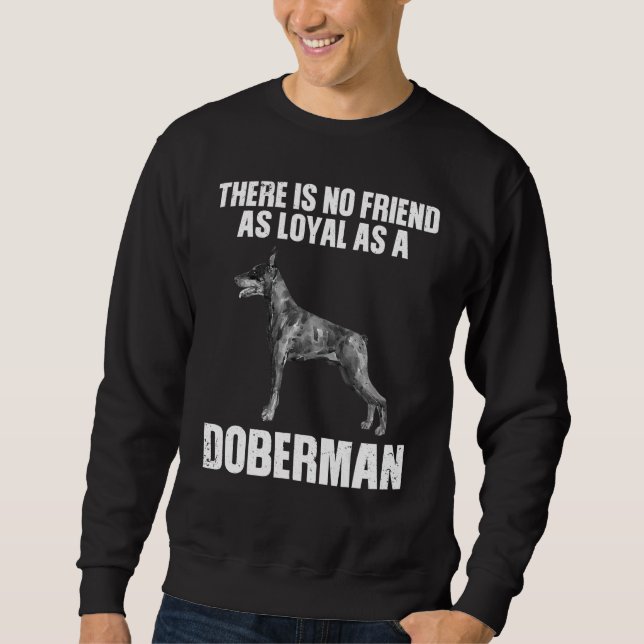 Sweatshirt Best Doberman For Men Women Dog Breed Doberman Pin (Devant)