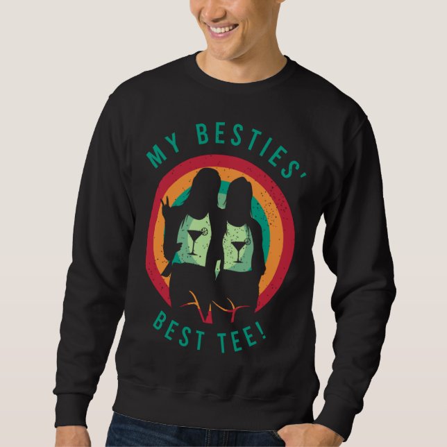 Sweatshirt Best Friend Clothing For Friendship Day (Devant)