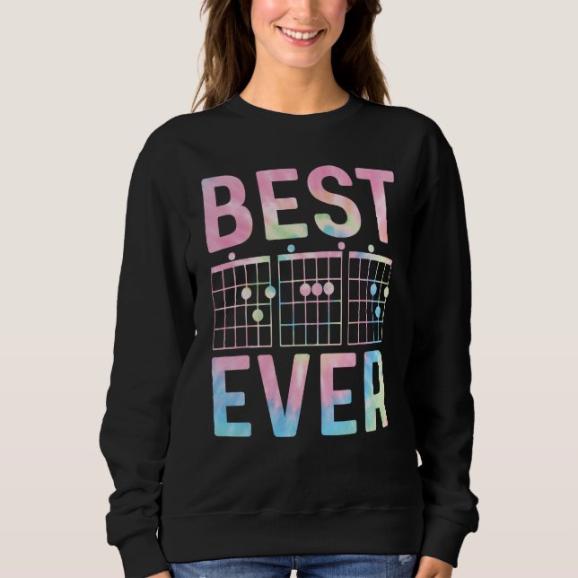 Sweatshirt best guitar dad ever chords best dad guitar dad ti (Devant)