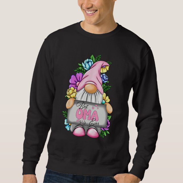 Sweatshirt Best Oma Ever Gnome Happy Mother s Day Gnomes Mom  (Devant)