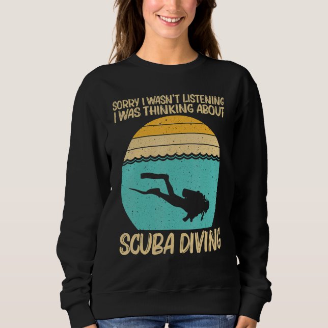 Sweatshirt Best Scuba Diving Art For Men Women Professional S (Devant)