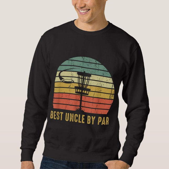Sweatshirt Best Uncle By Par Par Funny Disque Golf Cadeau Pou (Devant)