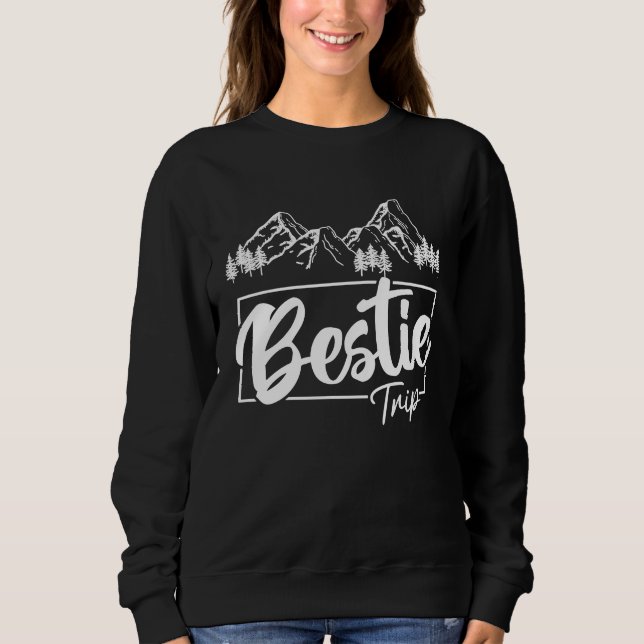 Sweatshirt Bestie Reunion Trip 2022 Funny Outdoor Summer Camp (Devant)