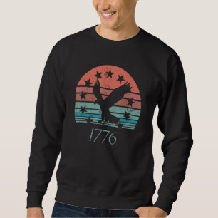 Sweatshirt Betsy Ross 4 juillet Drapeau américain 1776 Retro