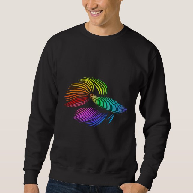 Sweatshirt Betta Fish 531 (Devant)