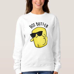 Sweatshirt Beurre chaud amusant jeu de nourriture
