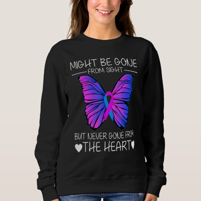 Sweatshirt Beurre de sensibilisation à la perte du nourrisson (Devant)