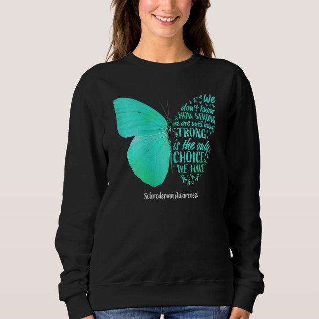 Sweatshirt Beurre de sensibilisation Scléroderme pour femmes  (Devant)