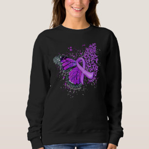 Sweatshirt Beurre mou Ruban pourpre Étaler Alzheimer's Aw