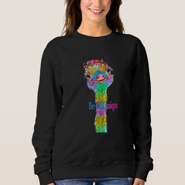 Sweatshirt Beyounique Ostrich T Shirt Bird Shirts Unique Ostr (Devant)
