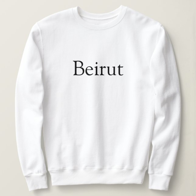 Sweatshirt Beyrouth Liban (Design devant)