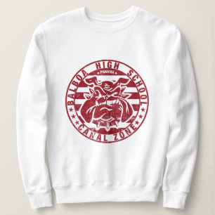 Sweatshirt BHS Bulldogs (patiné - rouge)