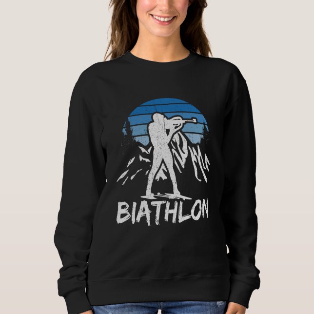 Sweatshirt Biathlon Winter Sports Snow Biathlete Cross Countr (Devant)