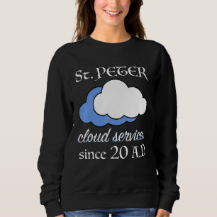 Sweatshirt Bible chrétienne Verse Saint Pierre Météo