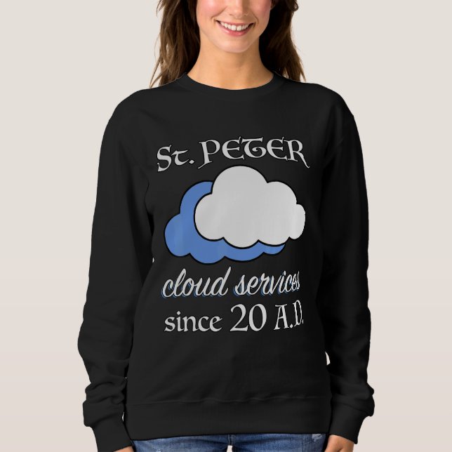 Sweatshirt Bible chrétienne Verse Saint Pierre Météo (Devant)