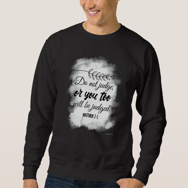 Sweatshirt Bible Verse Église chrétienne Dieu Jésus Religieux (Devant)