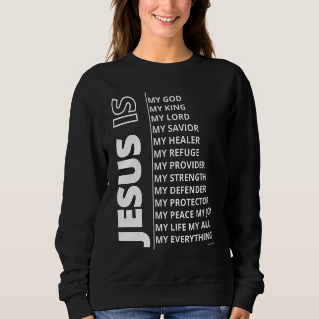 Sweatshirt Bible Verse Église chrétienne religieuse diable 10 (Devant)