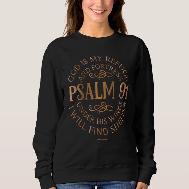 Sweatshirt Bible Verse Église religieuse chrétienne Gothique  (Devant)