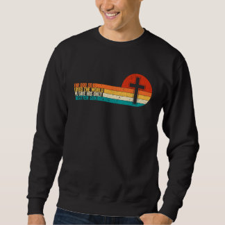 Sweatshirt Bible Verse John 316 Christian Cross Religious Jes