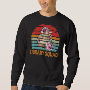 Sweatshirt Bibliothécaire de l'escadron de bibliothèque Vin d