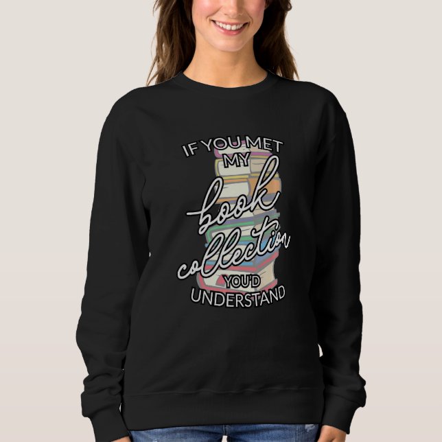 Sweatshirt Bibliothèque de livres Squad Anglais Enseignant Sc (Devant)