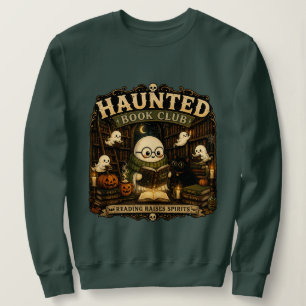 Sweatshirt Bibliothèque hantée Fantôme Lecture Livre Amour Ha