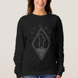 Sweatshirt Bichon Frise Animaux - Phases de la lune de race d