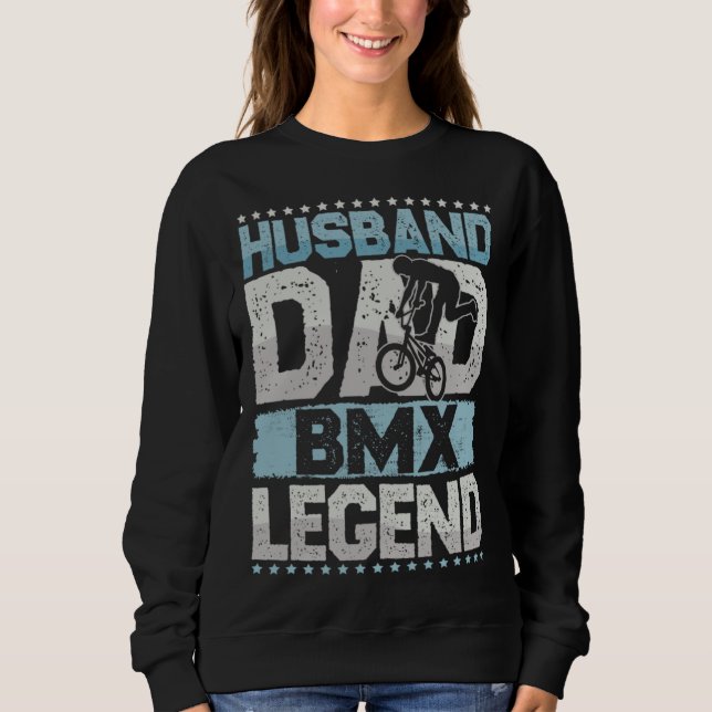 Sweatshirt Bicycle Husband Dad BMX Legend BMX Men (Devant)