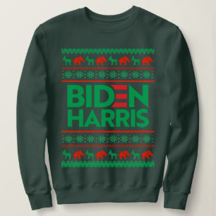 Sweatshirt BIDEN HARRIS PÂTE DE NOËL LAIGRE (Vert)