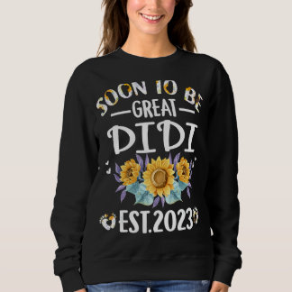 Sweatshirt Bientôt être grand Didi 2023 Fête des Mères Tourne