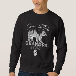 Sweatshirt Bientôt Être Grand-Père 2022 Bear Fête des pères F