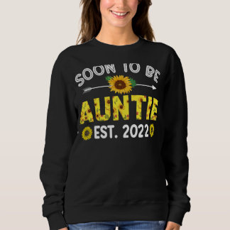 Sweatshirt Bientôt Être Tante Tante Faire-part De Grossesse