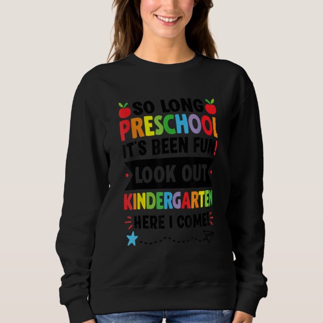 Sweatshirt Bientôt la maternelle  J'arrive à la maternelle Je (Devant)