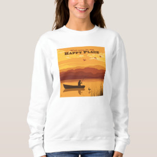 Sweatshirt Bienvenue À Mon Happy Place