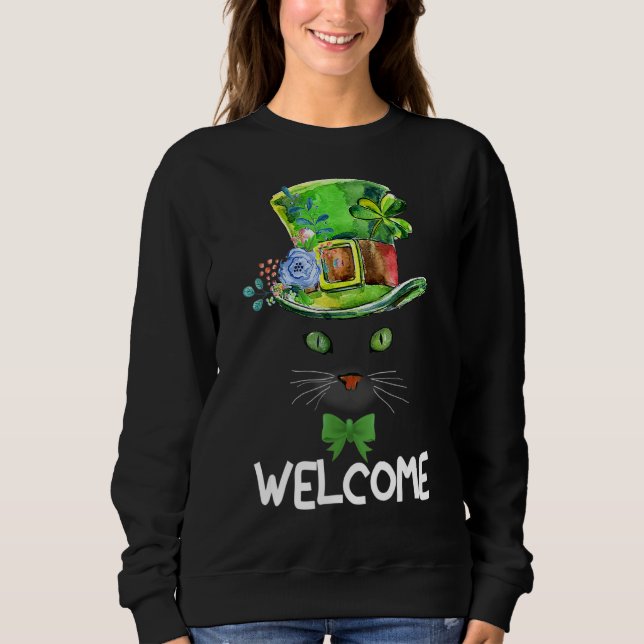 Sweatshirt Bienvenue à St Patrick's Day Funny Graphic Sugar C (Devant)