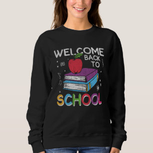 Sweatshirt Bienvenue dans les livres de classe tableau noir e