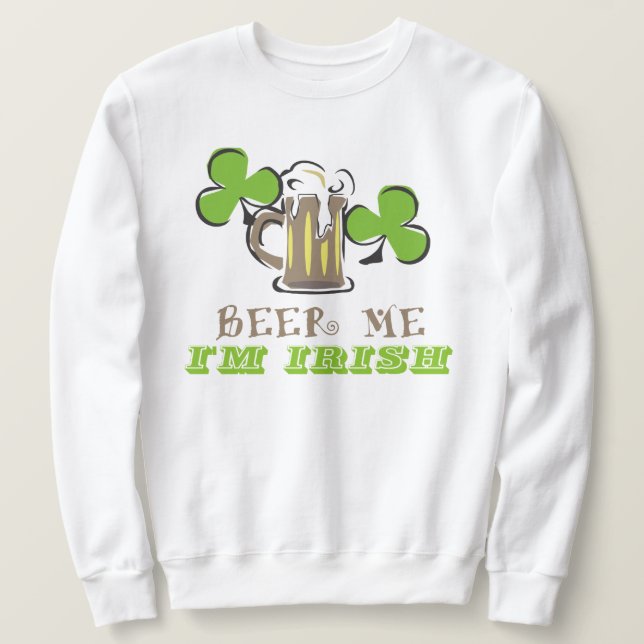 Sweatshirt Bière moi (Design devant)