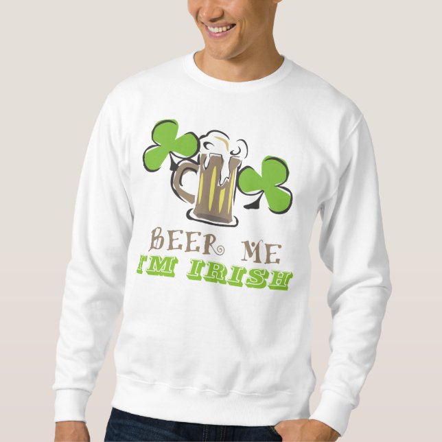 Sweatshirt Bière moi (Devant)