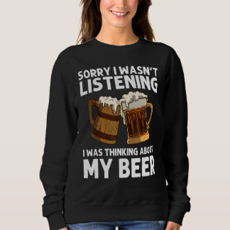 Sweatshirt Bière pour hommes femmes boivent boisson alcoolisé