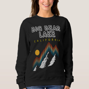 Sweatshirt Big Bear Lake California USA Station de ski RETOUR