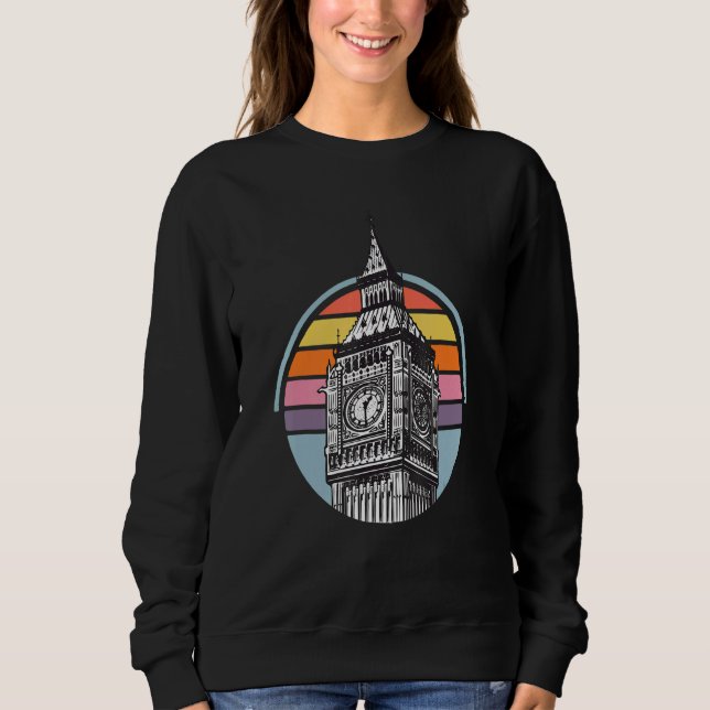 Sweatshirt Big Ben De Londres En Angleterre Skyline Westminst (Devant)