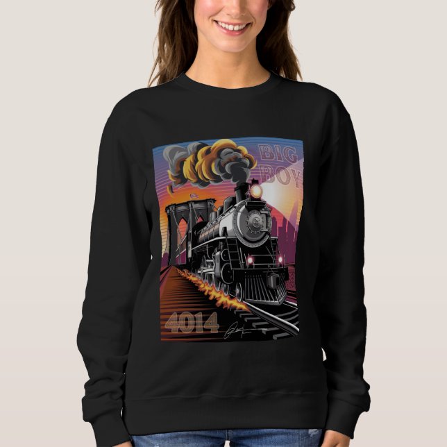 Sweatshirt Big Boy 4014 Train Steam Engine Locomotive 4014 Ra (Devant)