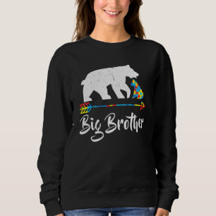 Sweatshirt Big Brother Bear Sensibilisation sur l'autisme Fie