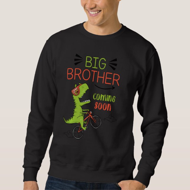 Sweatshirt Big Brother Bientôt Drôle Meilleure Nouvelle Ide D (Devant)